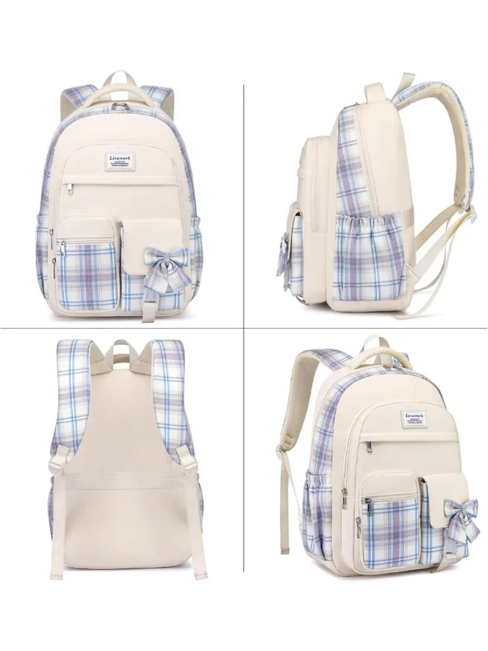 Cute Laptop Backpack for Teen Girls | Large College Bookbag for School & Travel
